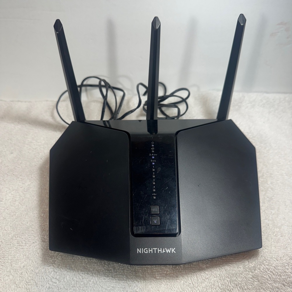 Netgear Nighthawk AX2400 WiFi 6 Router RAX30 Dual-Band 5-Stream Gigabit Black